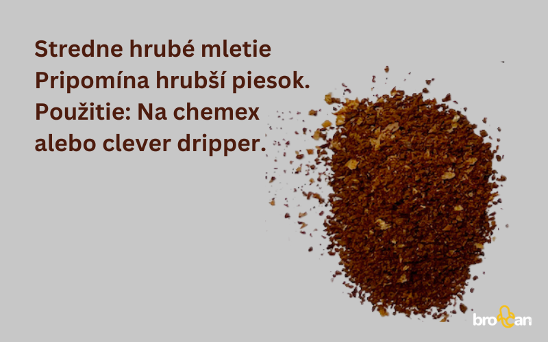 hrubost mletí kávy