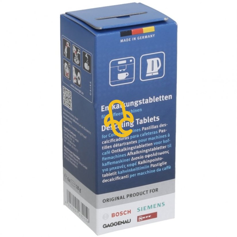 Bosch / Siemens descaling tablets - 6pcs