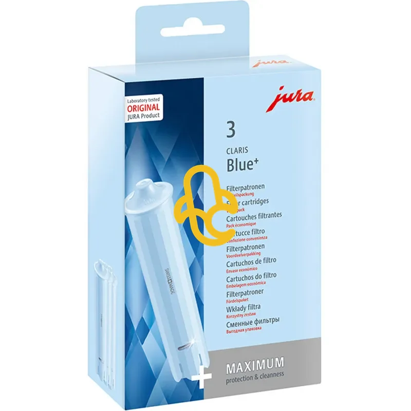 Jura CLARIS Blue+ filters for Jura coffee machines 3pcs