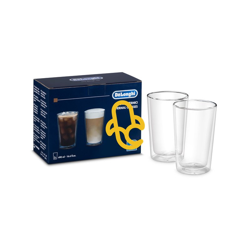 Poháre na kávu dvojstenné izolačné pre kávovary 2ks/490ml