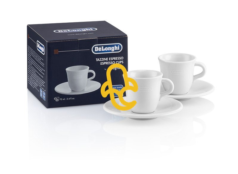 DeLonghi porcelánove poháre na Espresso