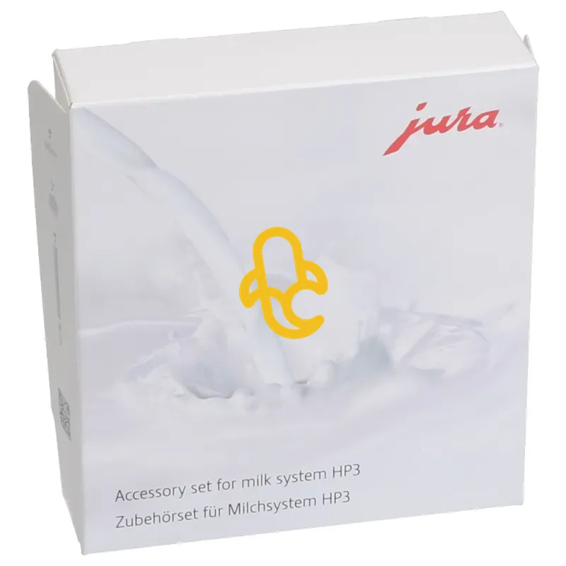 Sada pro napěnění mléka se čtyřmi hadicemi, výpustí na mléko a držadly pro kávovary Jura HP3