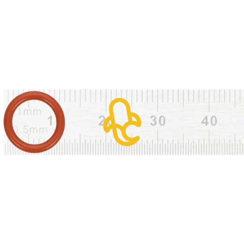 Červené těsnění spojky nádržky na mléko pro kávovary DeLonghi