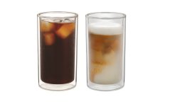 Izolované dvoustěnné šálky na kávu pro kávovary 2ks/300ml