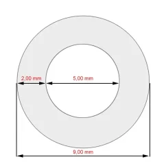 Hadica silikónová 5x2x280mm pre kávovary Jura