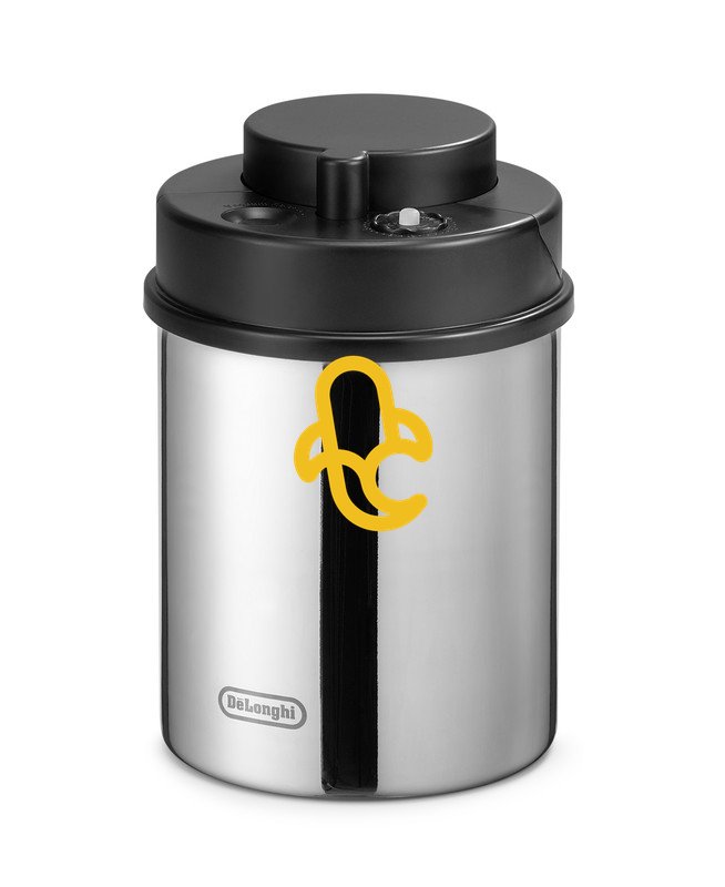 Vacuum coffee container for coffee machines 500g