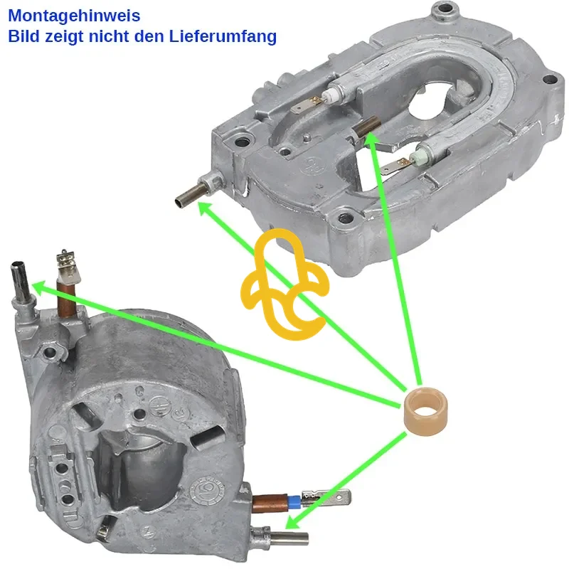 Keramická vložka termobloku pro kávovary Delonghi