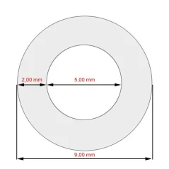 Hadica silikónová 5x2x215 mm pre kávovary Jura