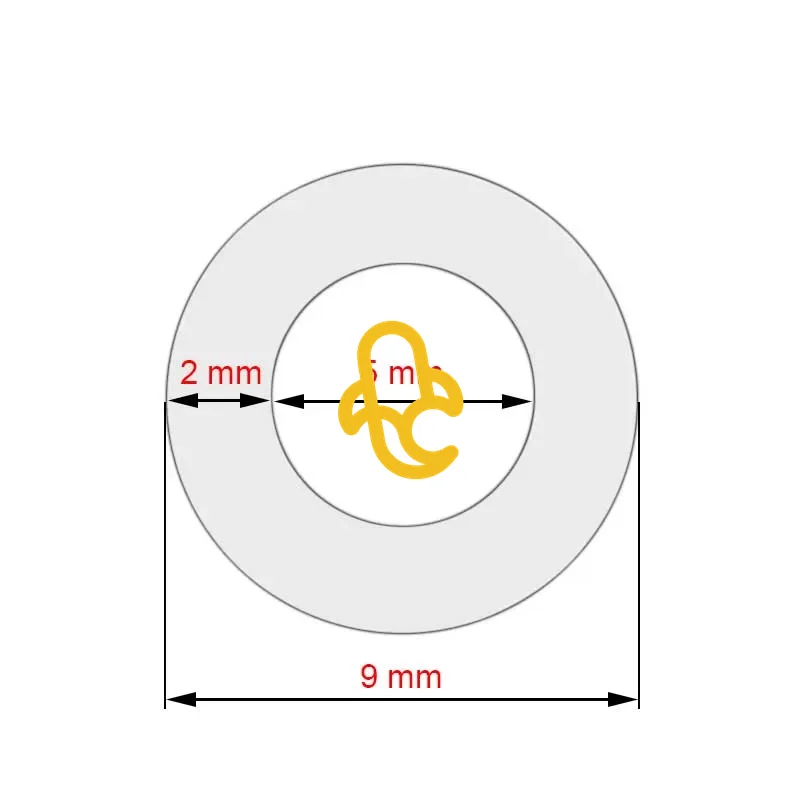 Hadica silikónová 5x2x610mm pre kávovary Jura
