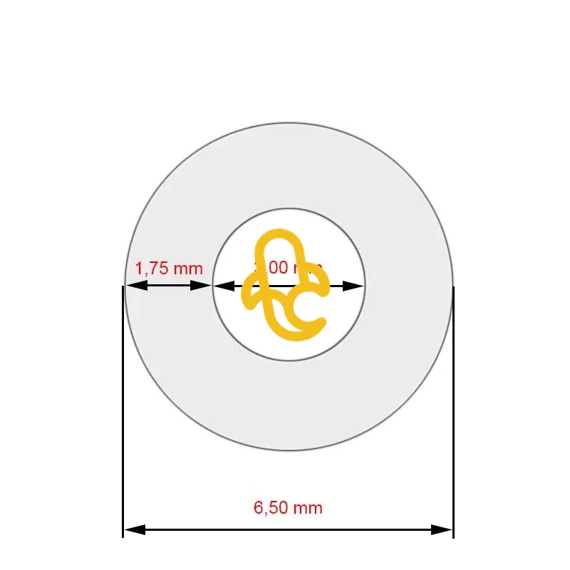 Silikonová textilní hadice 3x330 mm pro kávovary Jura