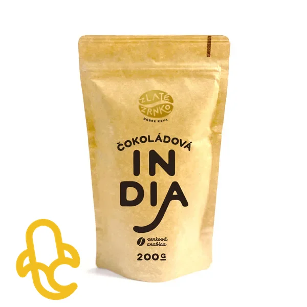 Káva Zlaté Zrnko India 200g