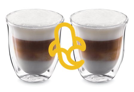 Cappucino glasses 6pcs