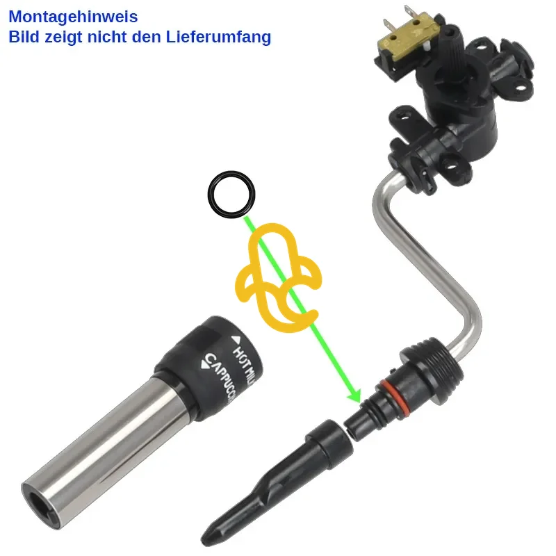 Tesnenie parnej trysky vnútornej pre kávovary DeLonghi ESAM 0x.xxx, ESAM 2xxx, ESAM 3xxx a ESAM 4xxx