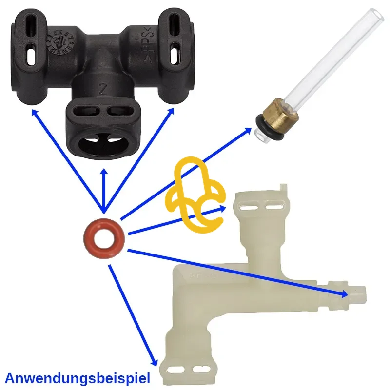 Těsnění tlakové hadice pro kávovary Jura Nespresso N60, N70, N75 a N80